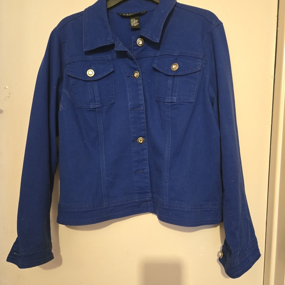 Classic Royal Blue Jean Jacket - Picture 1 of 1